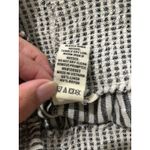 Indigo Rein Wide Leg Linen Blend Black White Pinstriped Pull On Pants Size XL Smocked Waist Photo 7