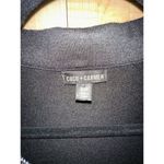 Coco + Carmen  Black Polo Short Sleeve Mini Dress Sheer Jersey Black Size S / M Photo 2