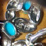 Sleeping Beauty Turquoise Butterfly Ring Size 9 Silver Photo 5
