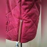 Miami  Quilted Maroon Vest Photo 4
