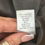 Milly Tweed Chevron Zig Zigzag Virgin Wool Lamb Leather Mini Dress Size 8 Photo 7