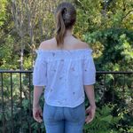 Free People Off the shoulder flower top Photo 2