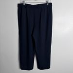 NWOT J. Jill Womens Wearever Double Face Jersey Pintucked Crop Pant M Petite Blue Size undefined Photo 2