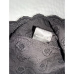 Gianni Bini  Black Cold Shoulder Lace Top Shirt Sz Small S‎ Cotton Photo 3