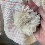 Something Navy  textured cropped hoodie,‎ size medium Photo 3