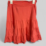 Fresh Produce  Coral pink tiered swing skirt size Small USA flirty girly chic Photo 0