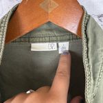 BP Olive Green Tumblrcore Utility Cargo Field Jacket Photo 2