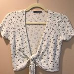 Brandy Melville Floral wrap top Photo 0