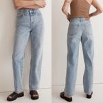 Madewell  Petite Baggy Straight Jeans in Olvera Wash Photo 1