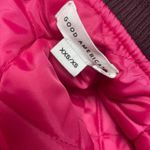 Good American Varsity Jacket XXS XS NEW Pink College Preppy Letterman $195 Photo 5