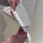 COS  White/Grey Trousers with Zipper Size 12 Photo 5