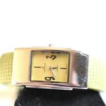 Contemplate Quartz Lime Green Textured 5 Inch Cuff New Battery Green Face Watch Photo 1