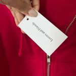 Lovers + Friends NWT  Tyler Cropped Hoodie Sweatshirt Sz S Hot Pink Photo 5