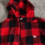 PINK - Victoria's Secret Pink VS Checkered Fleece Robe SIZE XS/S Photo 1