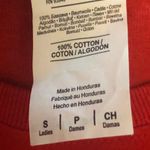 Gildan  Womens Short Sleeve M n M Red Graphic Basic‎ T-Shirt Small 100% Cotton Photo 2