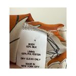 Hunter Bell  Brown Floral Silk Blouse Sz. XS Photo 4