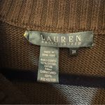 Ralph Lauren VTG Lauren  Sweater Women 3X Green Hunting Shooting Cardigan Patches Photo 1