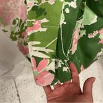 Talbots Adorable cotton canvas textured floral sheath dress notch collar midi Photo 5