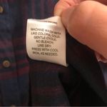 Pendleton  navy plaid flannel long sleeve shirt L Photo 4