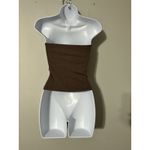 COMMENSE Ruched Ribbed Strapless Hook Photo 3