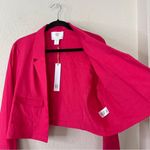 House of Harlow  Linen Blend Blazer in Pink NEW Size Medium Photo 5