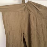 Guess Olive Green Gauzy Split Leg Pants Photo 6