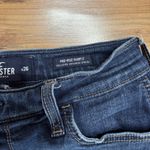 Hollister Women's 3 Waist 26 Mid-Rise Short 3" Stretch Blue Denim Distressed Photo 4