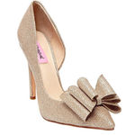 Betsey Johnson Gold  Heels Photo 0