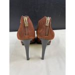 Calvin Klein Women's Brown Suede Shoes/ Boots Heel 4.5" Size 10 SKU 4832 Photo 5