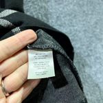 Monteau Pencil Skirt Womens XL Black Windowpane Check Rayon Stretch Knee Length Photo 2