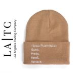 LA/TC Los Angeles Trading Company Fluent Italian Beanie in Wheat Brown Photo 1