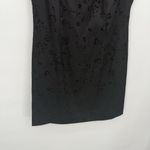 City Triangles  Y2k Black Vintage Mini Dress Glitter Floral Size XS Photo 2