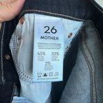 MOTHER Denim NWT  Runaway Midnight Storm Dark Wash Solid Flare Crop Flare Size 26 Photo 8