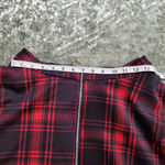 Hot Topic  Red Plaid O-Ring Skater Skirt Photo 2