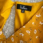 Lulus NEW! Lulu’s Fresh Picked Mustard Yellow Floral Backless Maxi Dress Size M NWT Photo 8