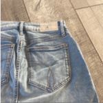 Calvin Klein Size 27 Distressed Y2K 90s Denim Skirt. Photo 3