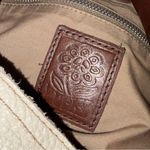 Lucky Brand  Cream Leather Hobo Bucket Shoulder Bag Purse Photo 10