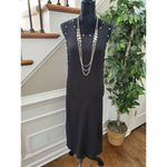 Black Bead Boutique Women's Cotton Sleeveless Round Neck Long Maxi Dress Size L Photo 9