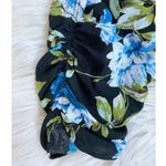 Banana Republic Ecovero Black Floral Botanical 3/4 Sleeves Wrap Top Sz XS Photo 9