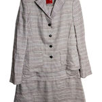 Boule de neige Linen Blend‎ Two Piece Blazer and Dress Size XL Blue Photo 0