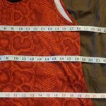 Lovers + Friends Womens Tank Top Back Mesh Snakeskin Print Sz Small Sleeveless Photo 10