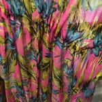 Vibrant Pink and Green Sheer Cover Photo 2