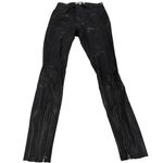 Elizabeth and James  Pants Womens 0 Black Eddine Skinny‎ Leather Zip Leg Photo 1