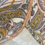 cupio Paisley Jewel Tone Boho Short Sleeve Tunic Top Women’s Size Medium Photo 6