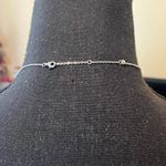 Sterling Silver with real garnet moon and star necklace Brand new in box Photo 4