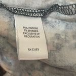 cupio  chevron multi color cold shoulder top shirt woman’s medium Photo 4