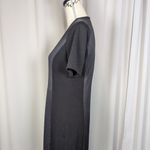 Tahari V-neck Short Sleeve Sheath Dress Black and Gray Size 8 Photo 13