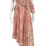 La Maison Talulah midi gown pearls Dress black tie wedding gala floral beaded Pink Size 4 Photo 9