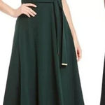 Calvin Klein Dark Green Midi Skirt Photo 0
