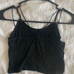 SheIn Black Cropped Ribbed Tank Photo 1